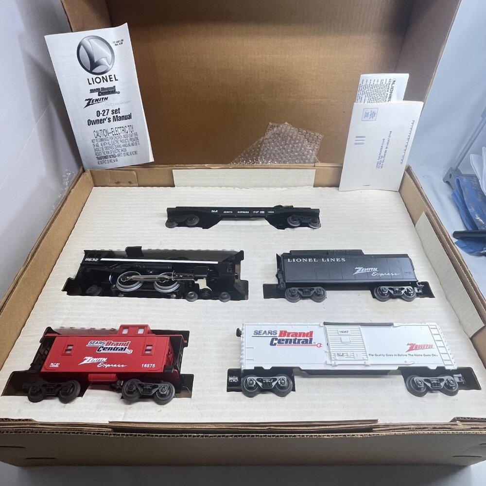 1995 Lionel SEARS BRAND CENTRAL ZENITH EXPRESS Train Set O Gauge